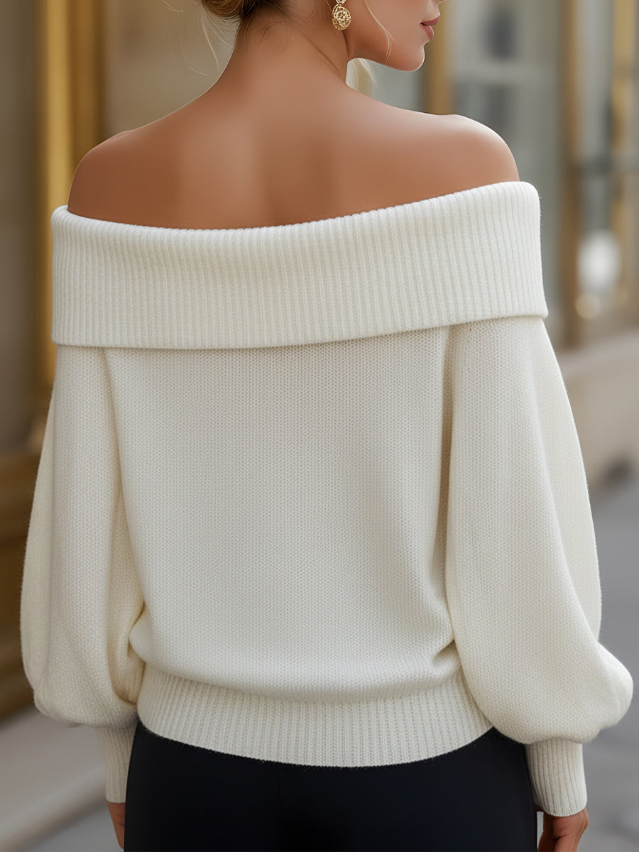 Sophia Off-Shoulder Knit