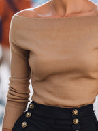 Amelia Off-Shoulder Knit