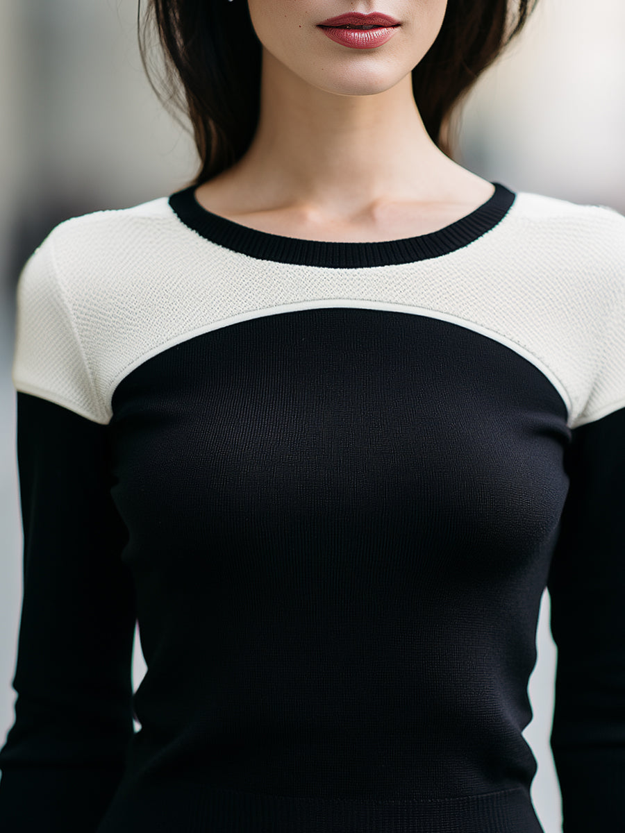 Charlotte Contrast Knit