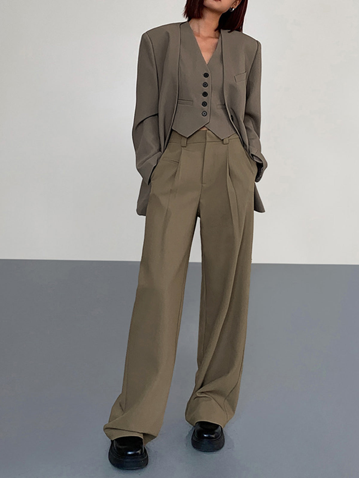 Madeleine Pleated Trousers