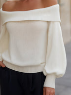 Sophia Off-Shoulder Knit